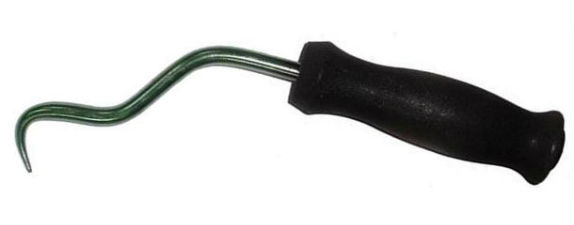 Крюк для вязки арматуры SKRAB 42520-2 с черной ручкой
