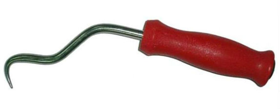 Крюк для вязки арматуры SKRAB 42520 с красной ручкой