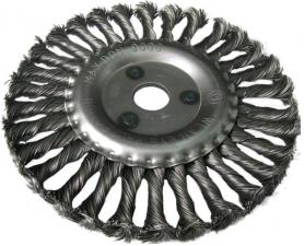 Корщетка-колесо 100х22мм витая (дисковая) для УШМ (болгарки) USPEX 39101U