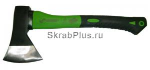 Топор плотницкий 1000 г с фиберглассовой зелено/черной ручкой SKRAB 20143 купить оптом в СПб