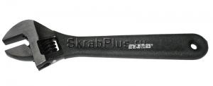 Ключ разводной 150мм 0-20 мм черная обрезиненная ручка SKRAB 23541 купить оптом в СПб
