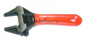 Ключ разводной с тонкими губками 140 мм 0-34 мм CrV короткий RED SKRAB 23526 купить оптом в СПб