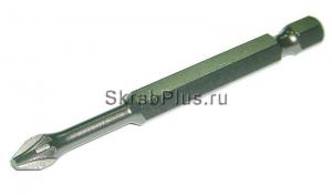 Биты PZ 3 x 50 мм торсионные магнитные 10 шт S2 SKRAB 43875 купить оптом в СПб