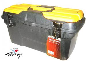 Ящик для инструментов 19" (494*263*250 мм) морозостойкий с металлическими замками MG-19 SKRAB 27595 купить оптом и в розницу в СПб